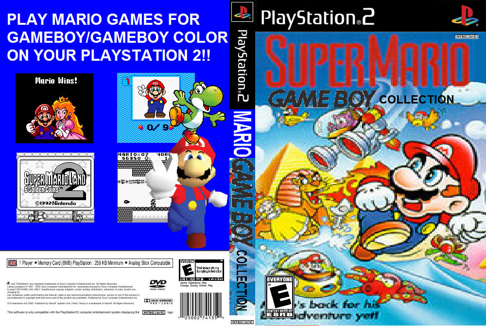 Super Mario Game Boy Collection Ps2 Cover + Iso By Bartsimpsonfan2015 On Deviantart