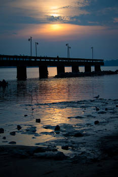 Sunset on the River