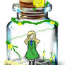 Mary in the bottle