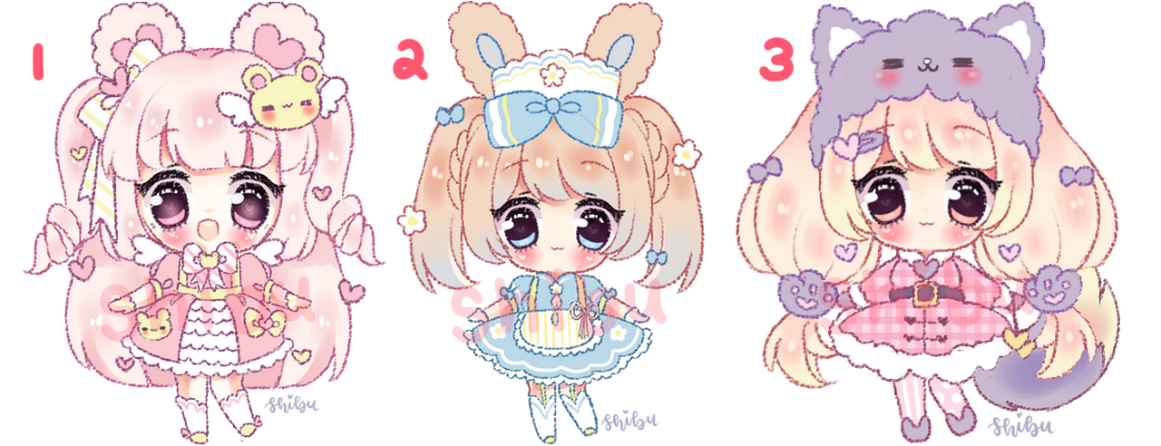 (ADOPT  closed) - SET PRICE $15 USD Random Cuties