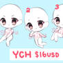 (YCH closed) $16USD Baby Chibis