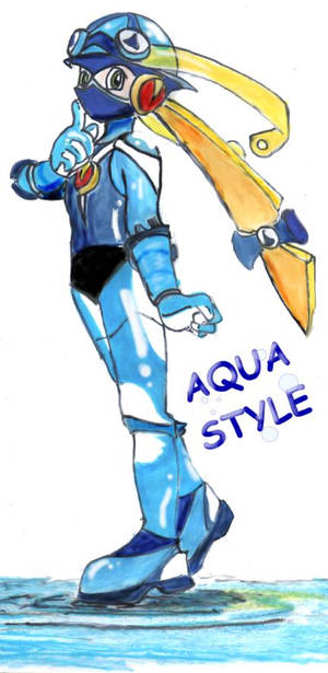 Roll Aqua Custom Style