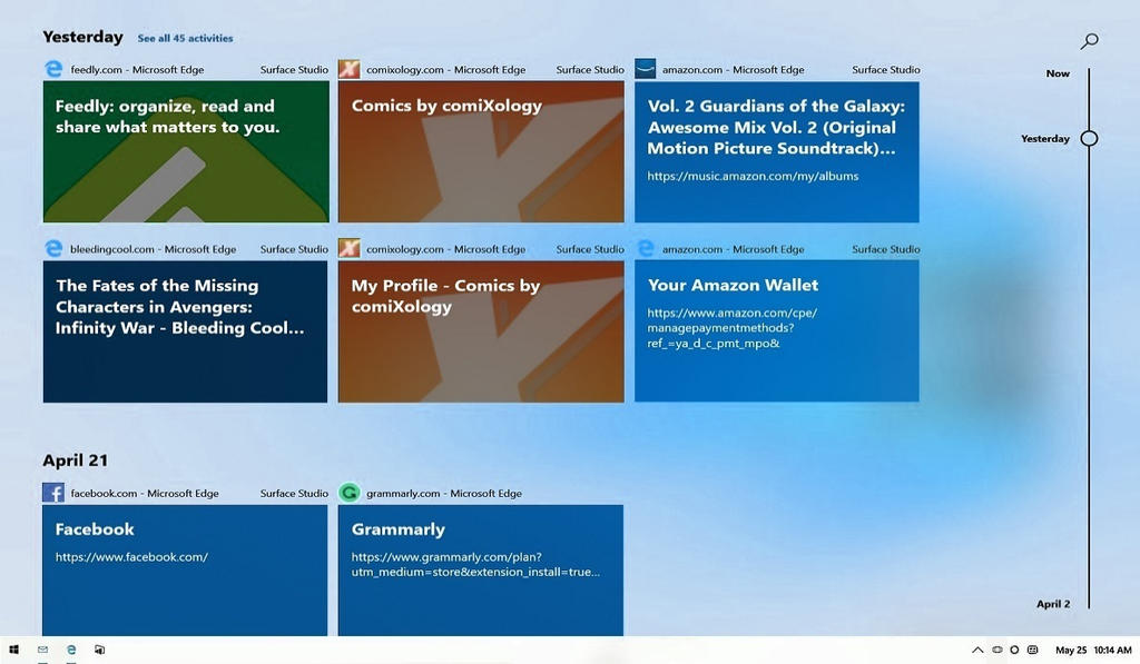 Timeline - Windows 10 Second Edition by carmellolb on DeviantArt