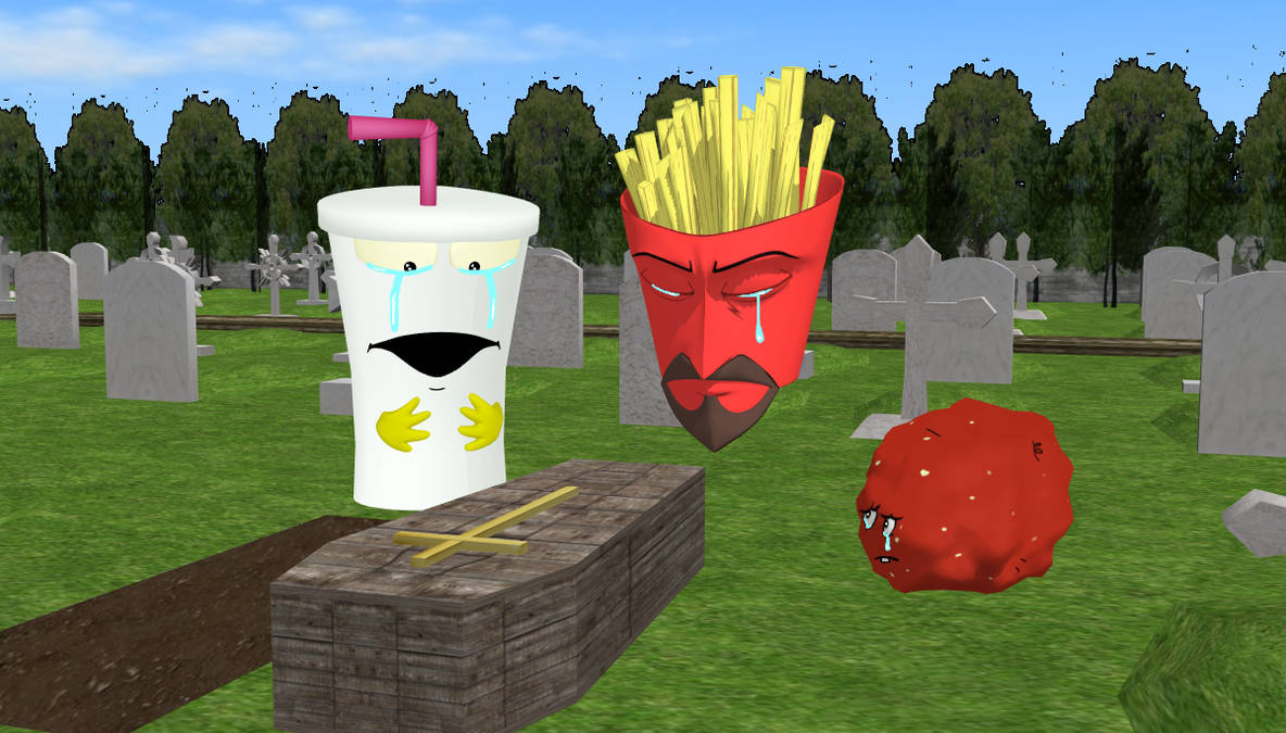 The Aqua Teens grieving over George Lowe by CN100eg on DeviantArt