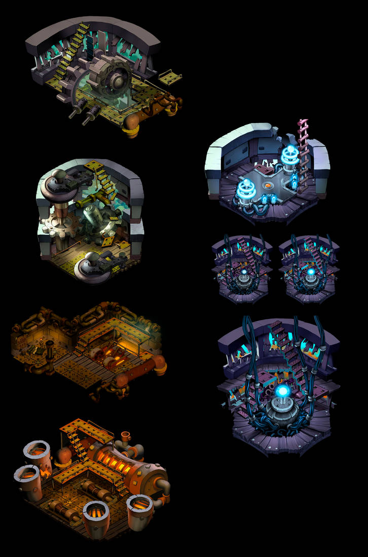 Scrap tower Interior by SC4V3NG3R on DeviantArt