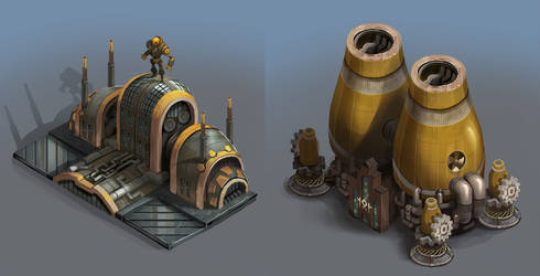 City of Gears: Factory and Power PLant