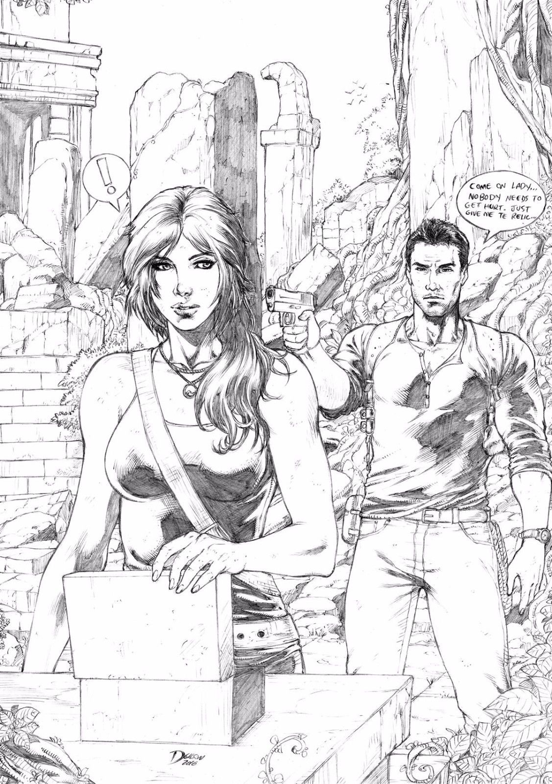 Lara Croft/Nathan Drake