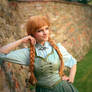 Frozen Anna (Epilogue Skating green dress) cosplay