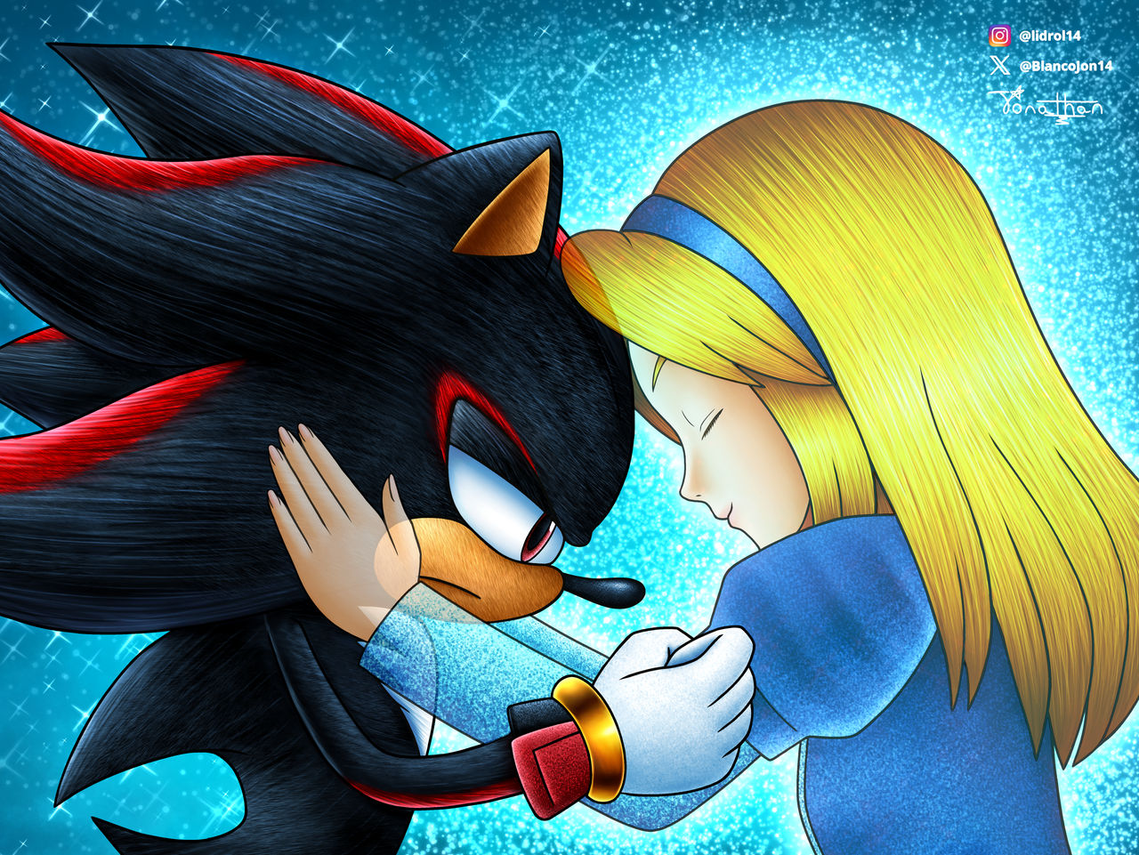 Maria Shadow Shadow the Hedgehog and Maria Robotnik by Lidrol on DeviantArt