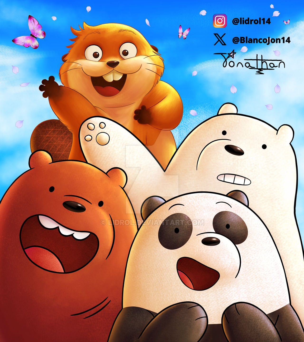 Hoppers X We Bare Bears By Lidrol On DeviantArt hoppers-x-we-bare-bears-by-lidrol-on-deviantart