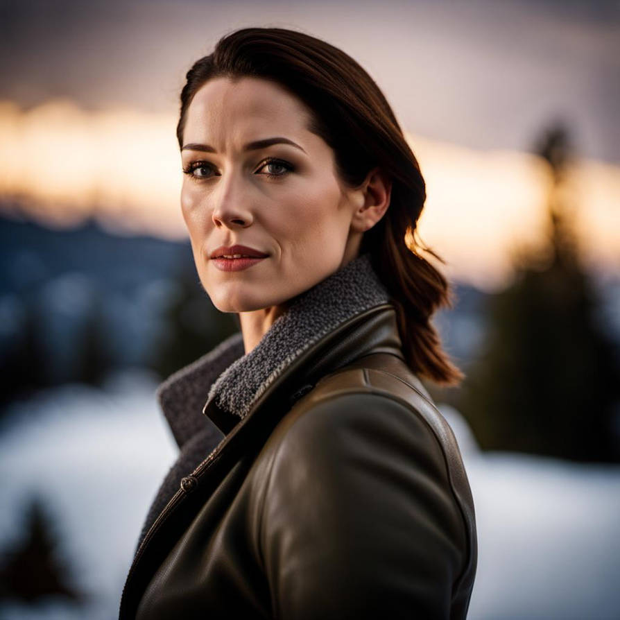 Chyler Leigh outside winter by Ojjan77 on DeviantArt