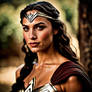 Gal Gadot as a Wonder Woman.