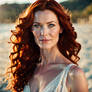 Bridget Regan summer at the beach