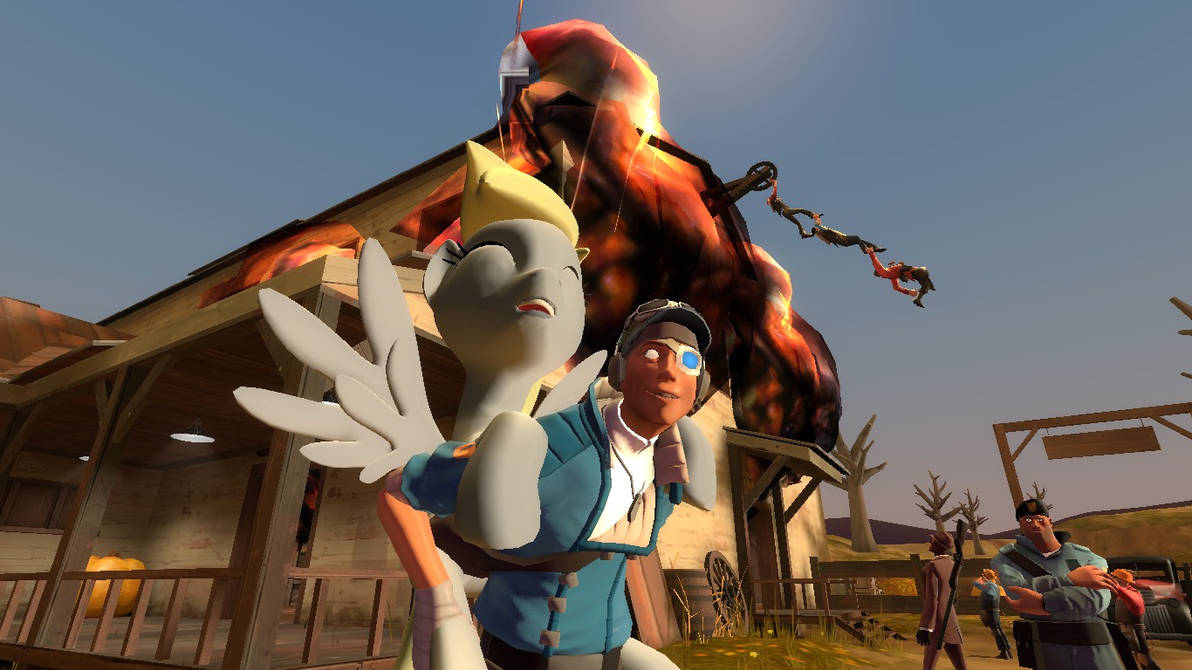 Alex and Derpy having fun by Assassin1025 on DeviantArt