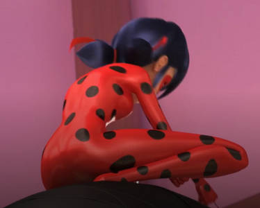 Ladybug and Cat Noir sitting together by brfdf on DeviantArt