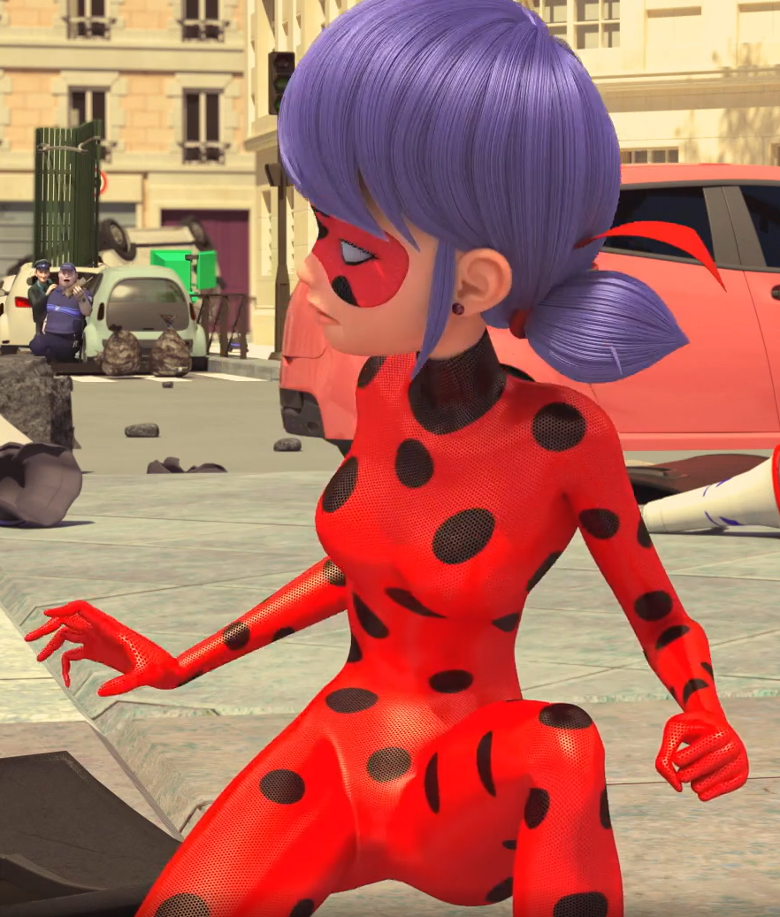 Ladybug looking behind her by brfdf on DeviantArt