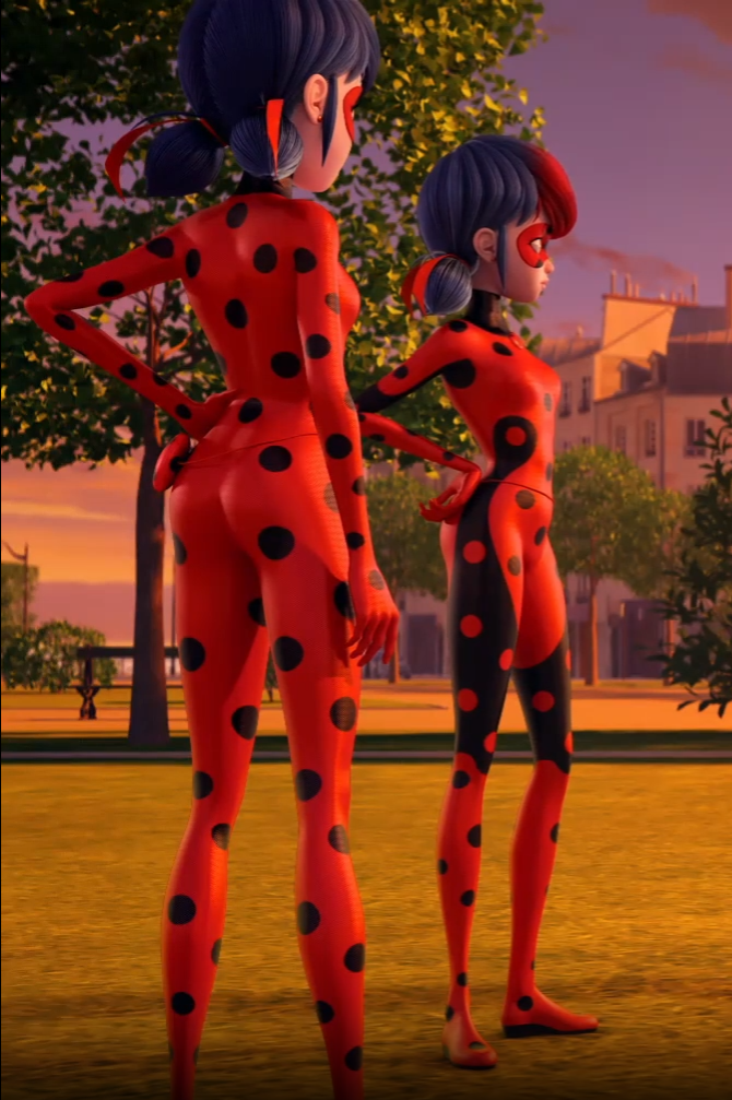 two birds #shadybug #ladyfly #ladybug #marinette #miraculousworldpa