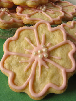 Cherry Blossom Sugar Cookies