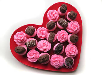 Valentine Roses and Chocolates 01 by SkuttyWan
