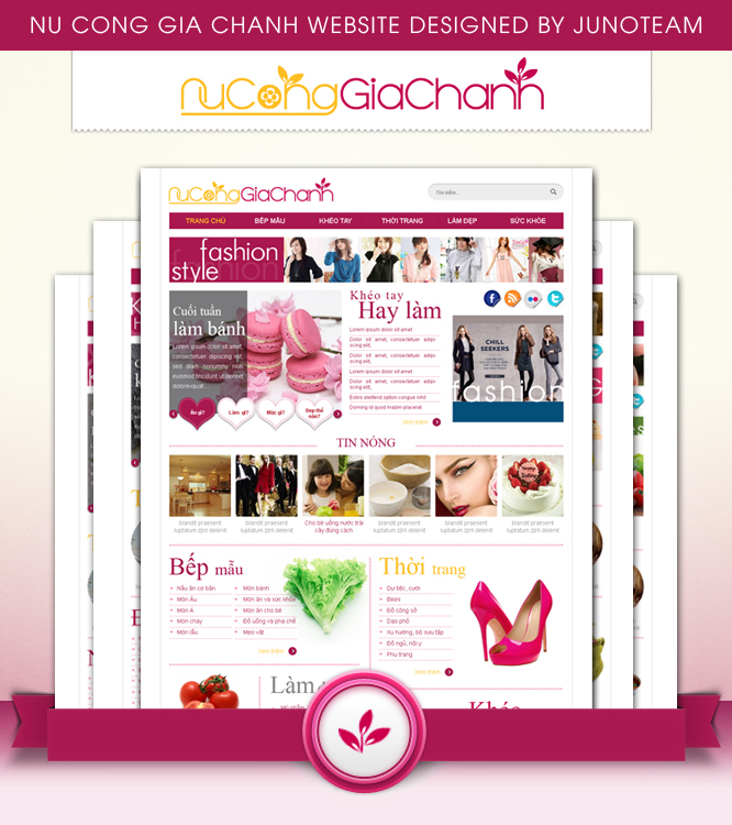 Nu Cong Gia Chanh wordpress website