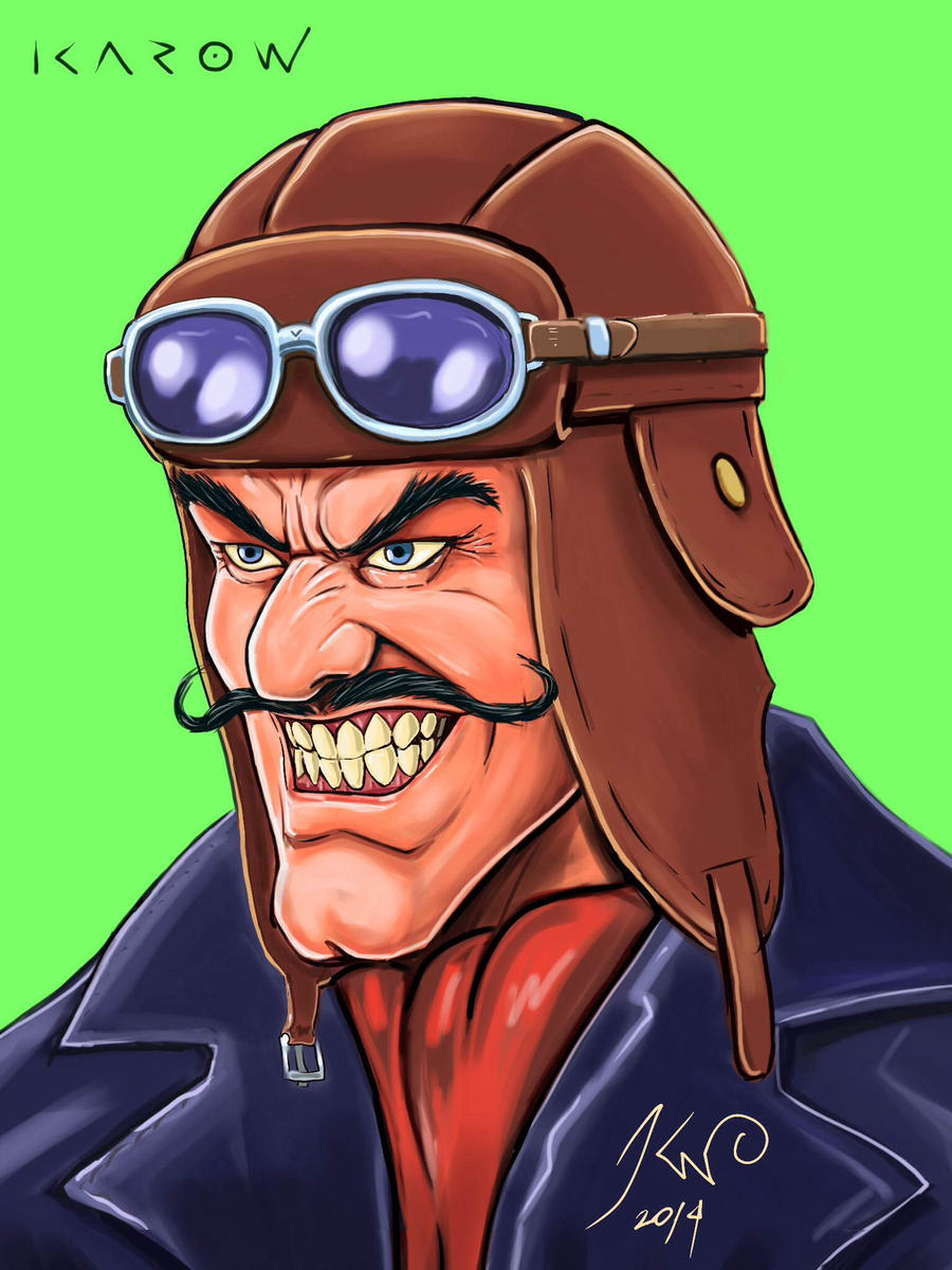Dick Dastardly - (Dick Vigarista) by ikarow on DeviantArt