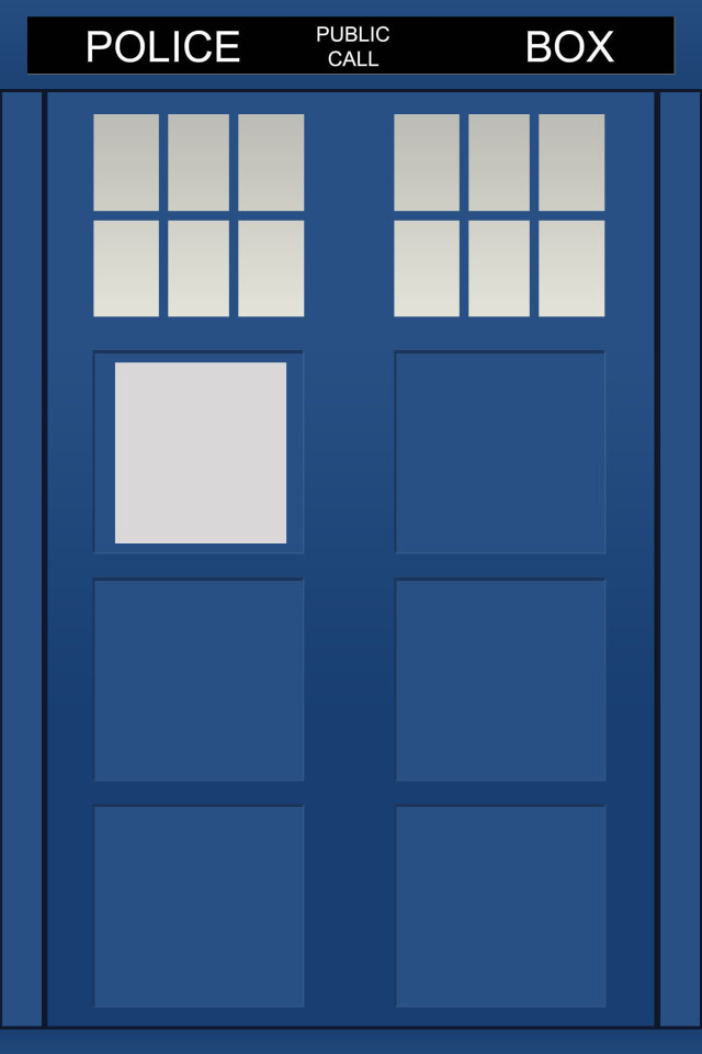 Tardis iPhone 4 Wallpaper