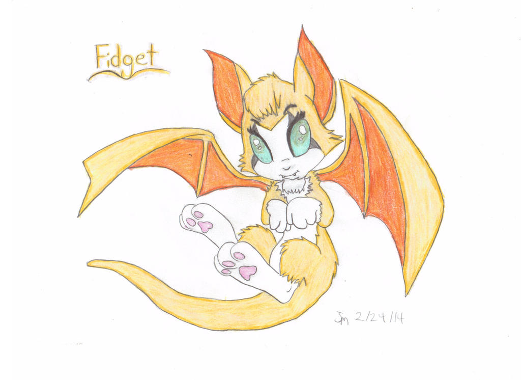 Deviantart Fidget Fidget Drawing 2/24/14 by E1000Millenium on DeviantArt