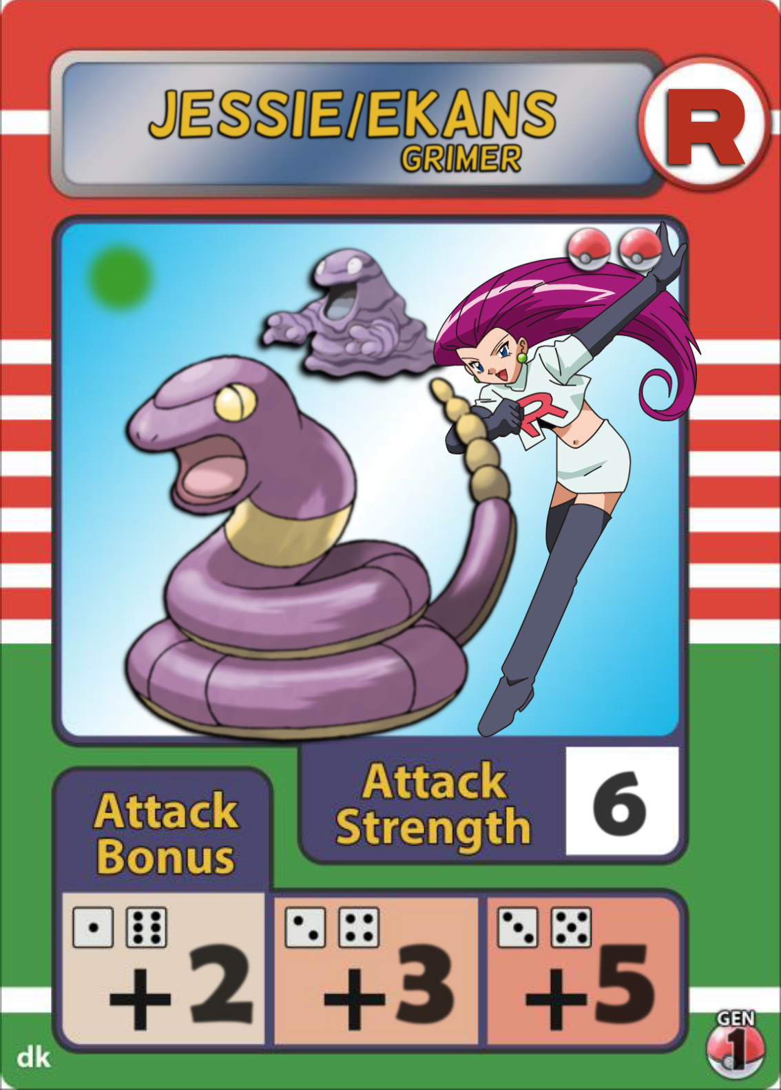 Grimer Line - Pokemon Tabletop