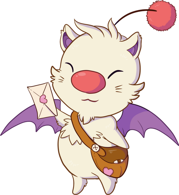 Moogle Writing Moogle by Mythka on DeviantArt