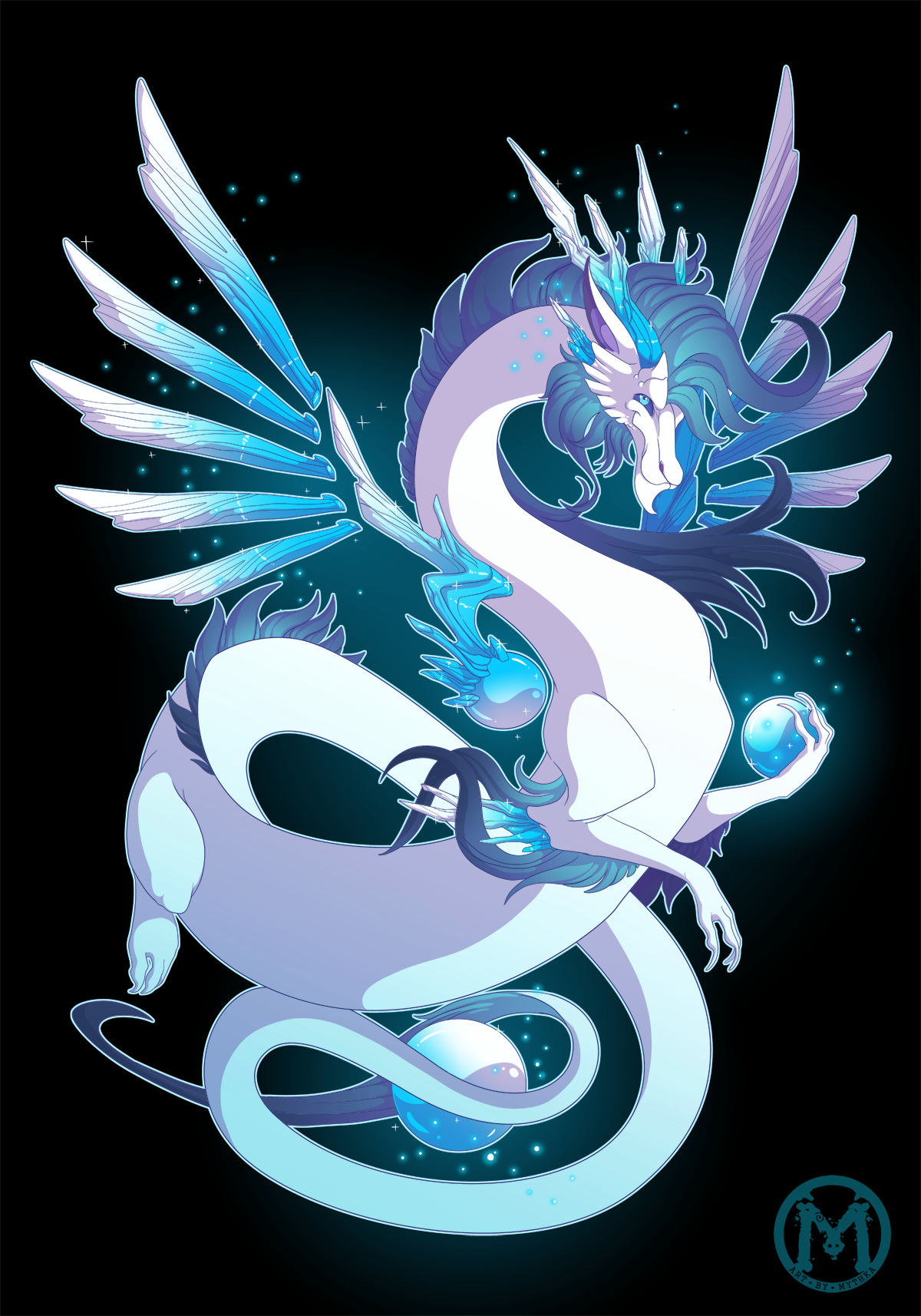 Dragon-A-Day 053 - Ice