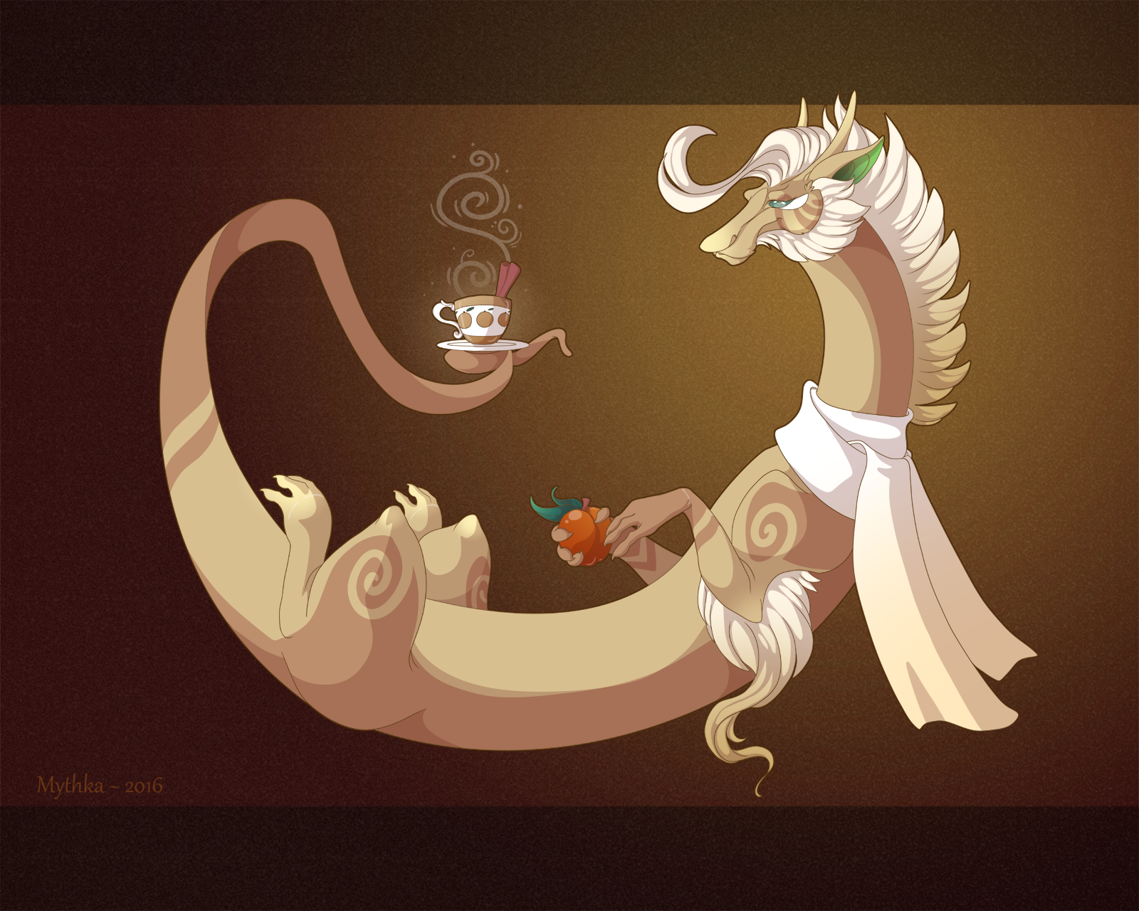 Dragon-A-Day 191 .Hot Apple Cider.