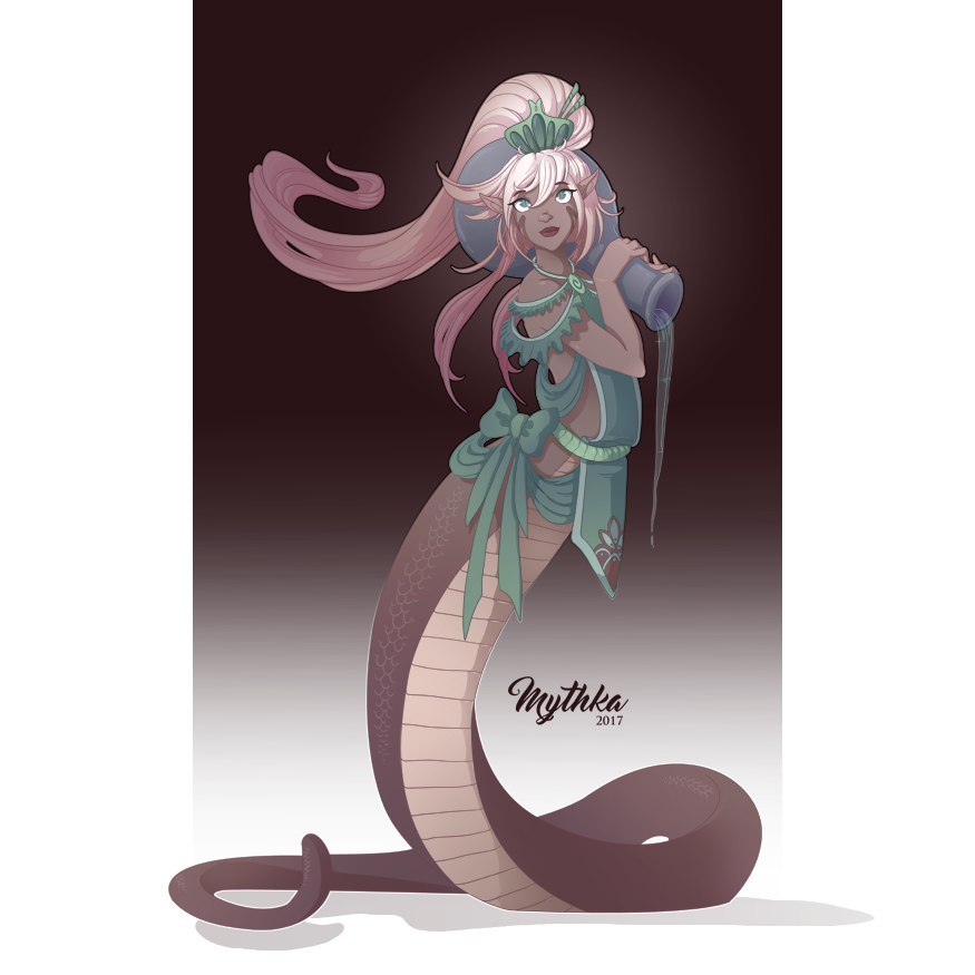 Lamia Female Ranger Lamia #5 by Mythka on DeviantArt