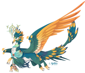 Peacock Griffon - Commission