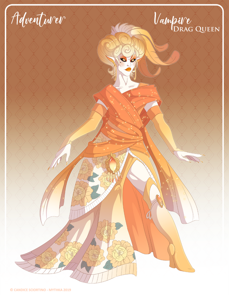 077 - (Adventurer) Vampire Drag Queen by Mythka