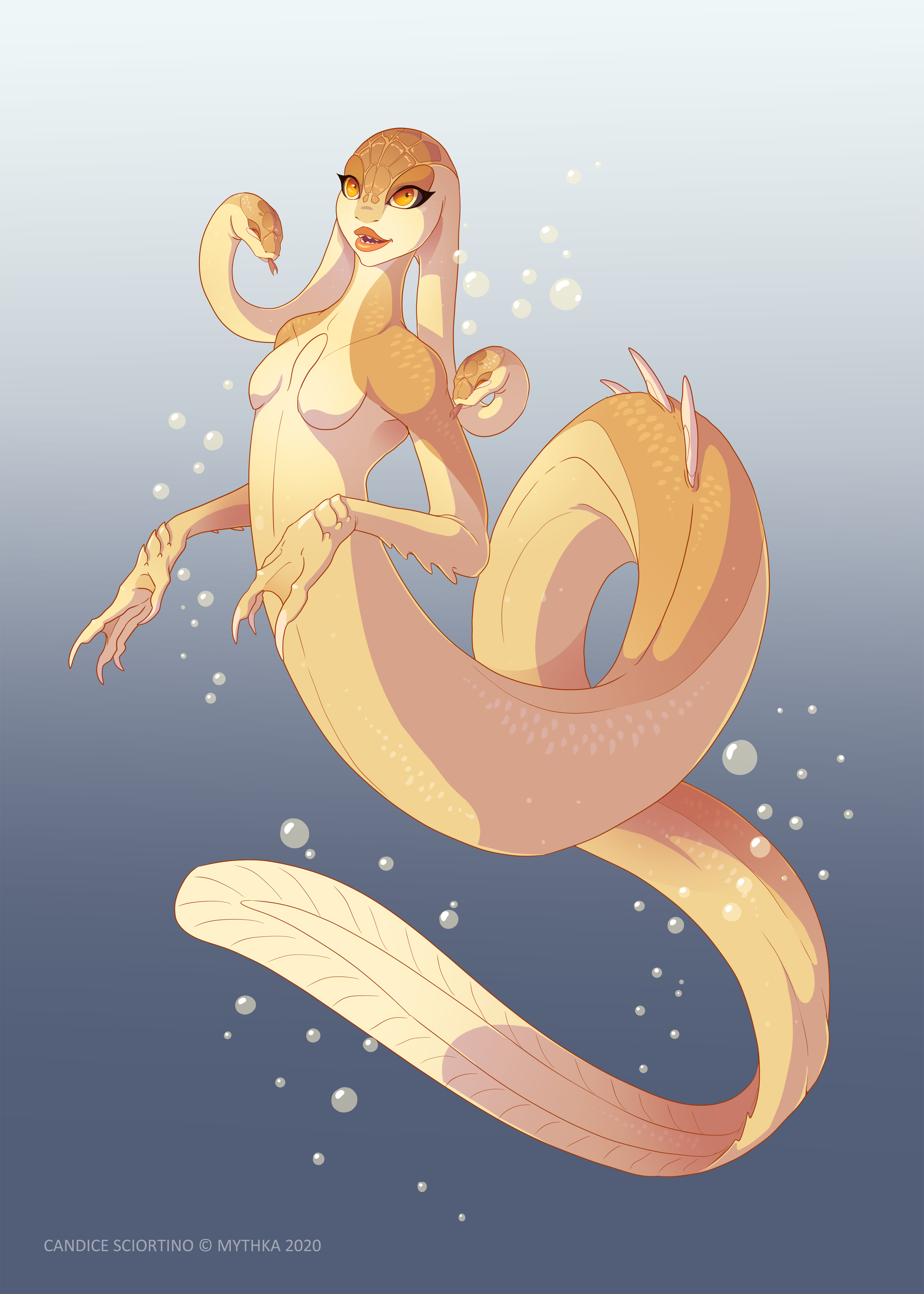 Golden Sea Snake ~ Day 5 by Mythka on DeviantArt Golden Sea Snake ~ Day 5 by Mythka on DeviantArt