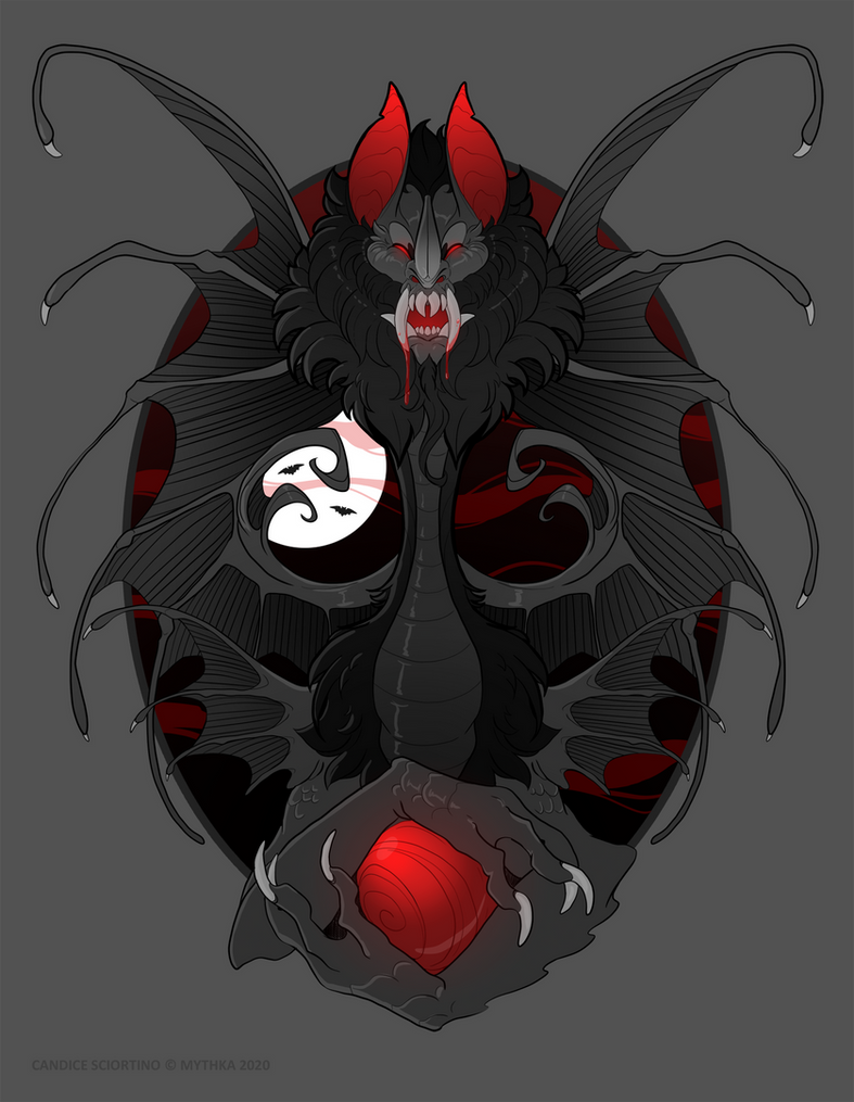 Vampire Bat ~ #Dracoween 24 by Mythka on DeviantArt