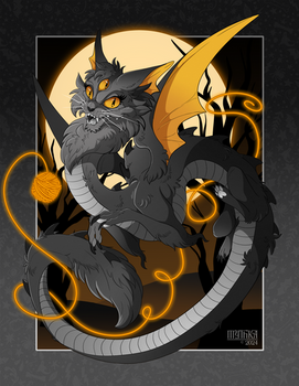 Dracoween 22 ~ Black Cat Scratch