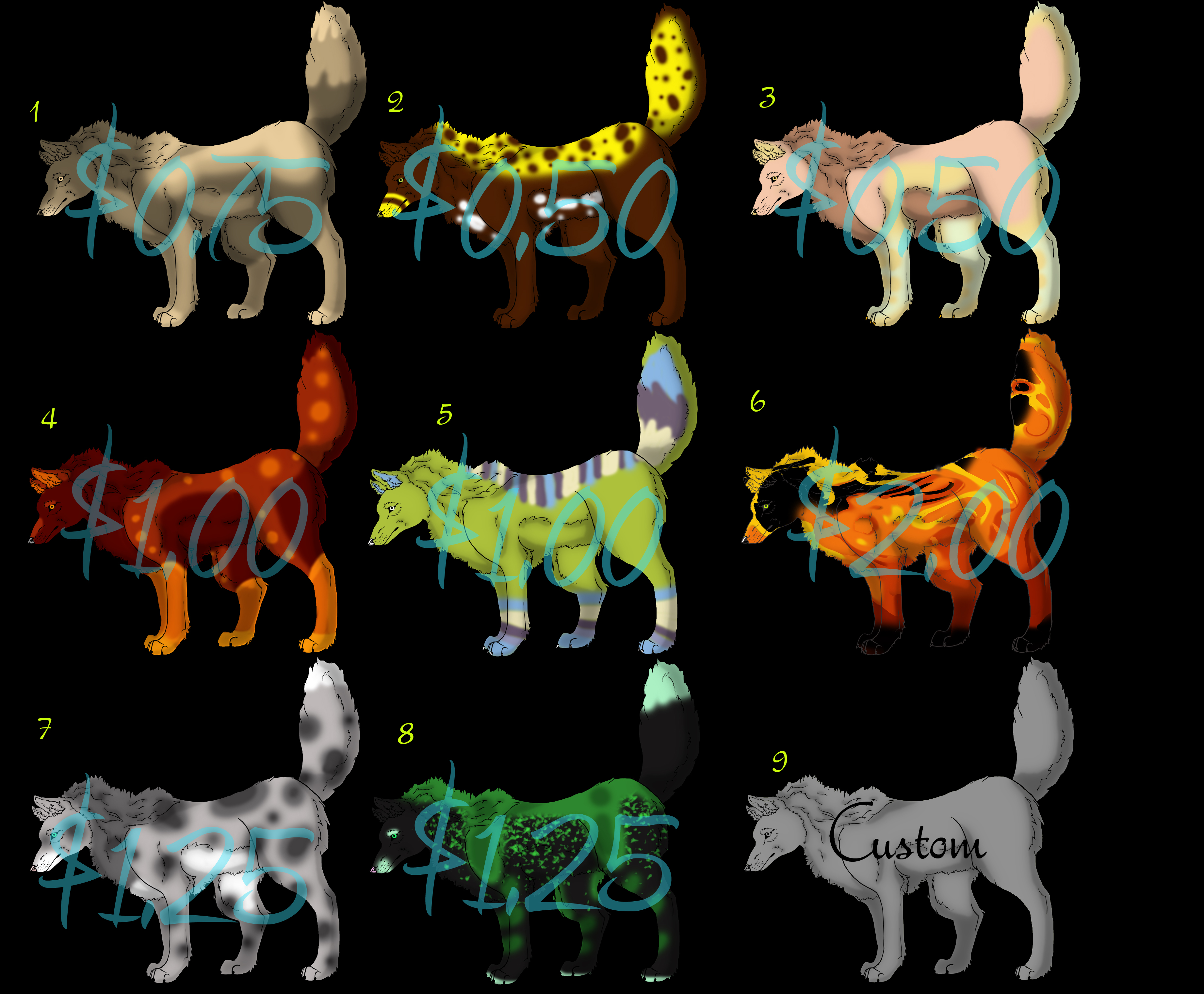 paypal wolf adoptables (open)