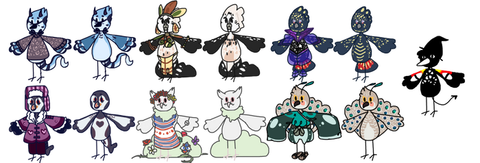Birb Adopts {Now a set price}{5/6 OPEN}