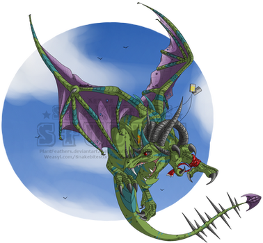 Redraw: dragon love — Weasyl