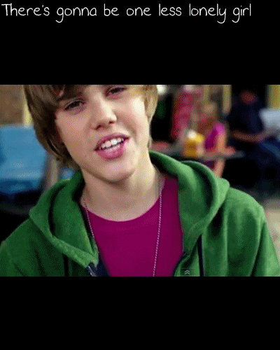 One Less Lonely Girl Gif by HeyBieber14 on DeviantArt