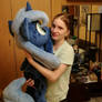 Lying Luna filly and me :3