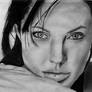 Angelina Jolie pencil drawing