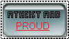 Atheist and proud