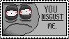 Disgust stamp