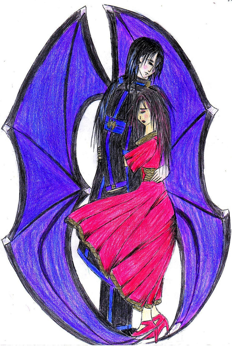 Hug Deamon Demon Hug. by ELEKXIAR on DeviantArt