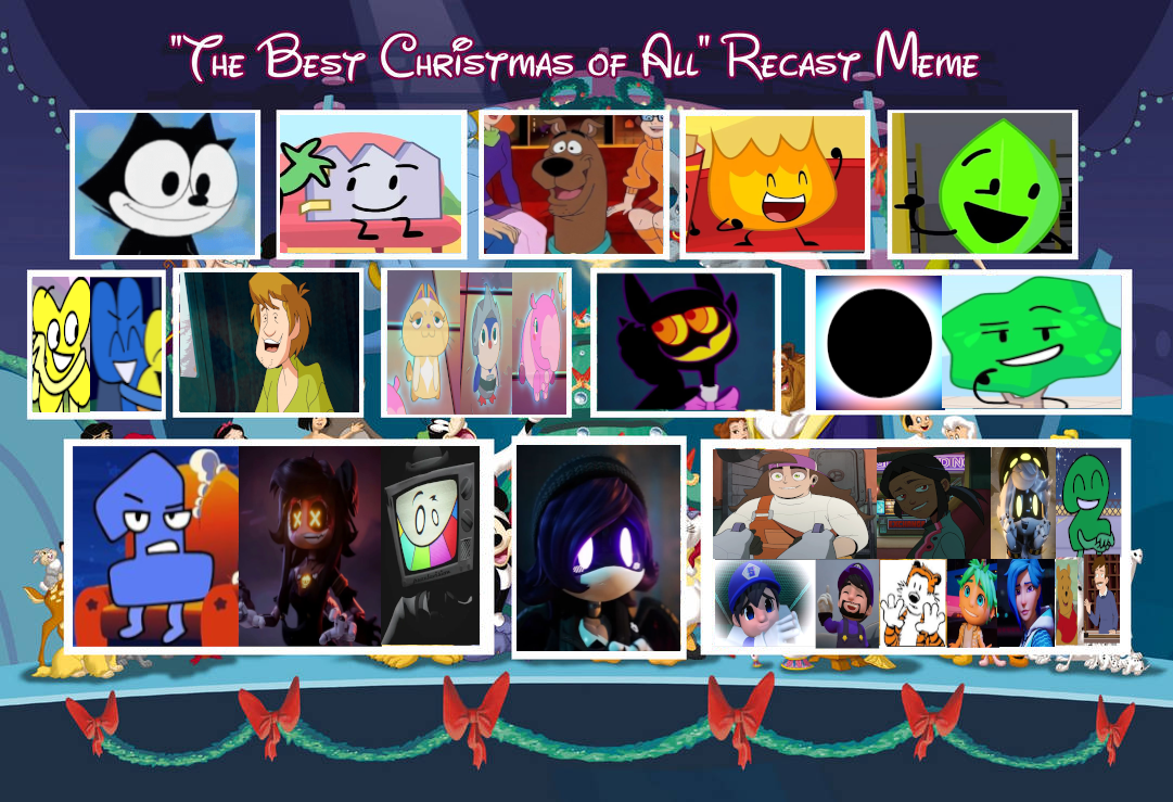 Recast Deviantart Base The Best Christmas of All Recast Meme by UziTheMDandBFDIfan on DeviantArt