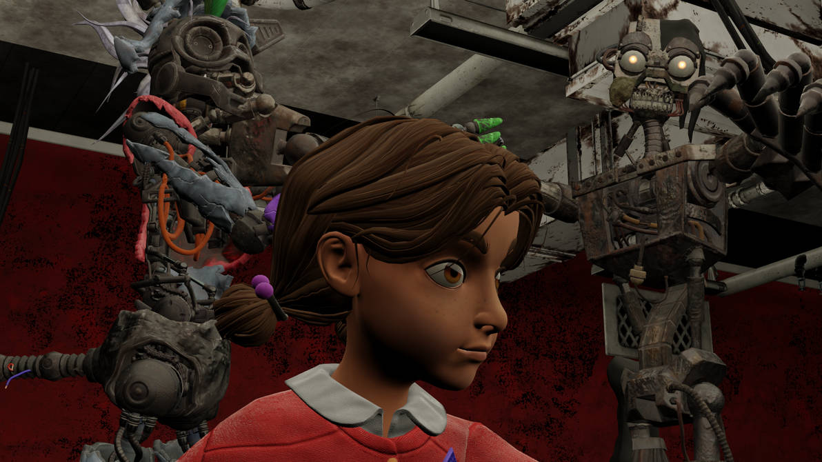 (Blender/FNAF) Ruin Roxanne Wolf vs The Mimic by NightmareFreddyFaz on ...