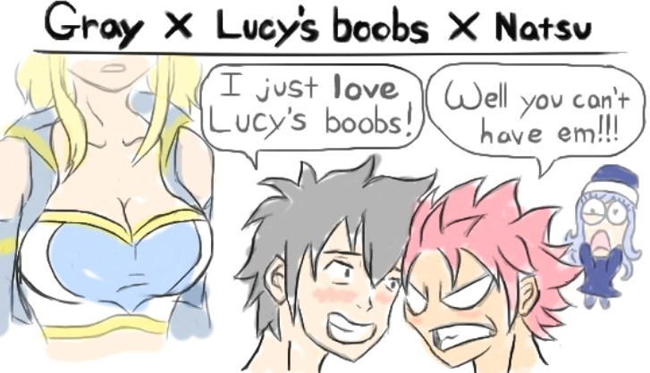 Gray X Lucy S Boobs X Natsu By Crackerpattiez On Deviantart Gray X Lucy S Boobs X Natsu By Crackerpattiez On Deviantart