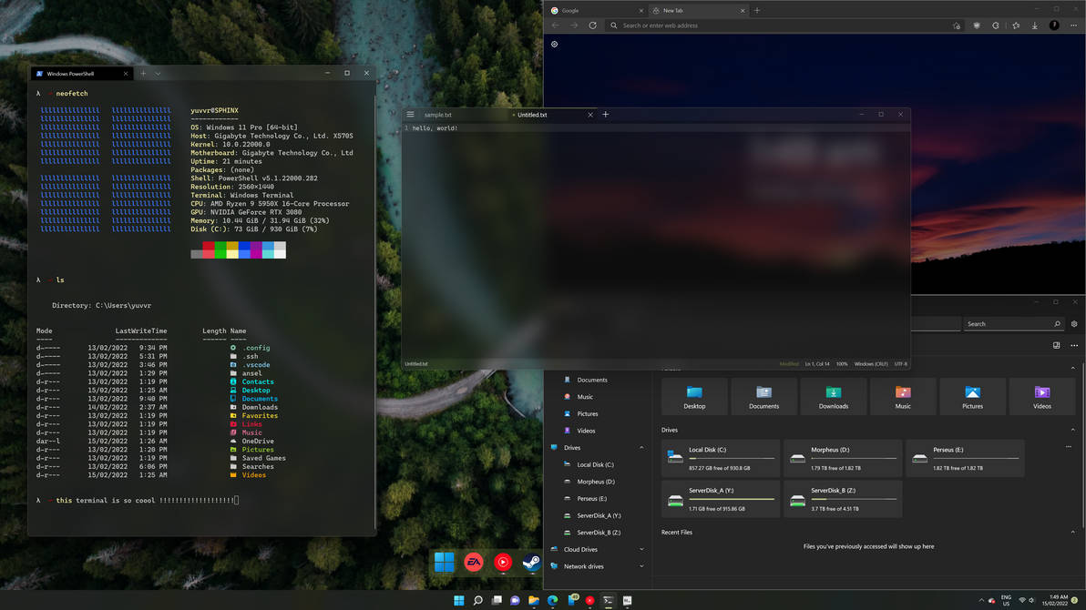 Windows 11 Customisation Preview by LUCi0US on DeviantArt